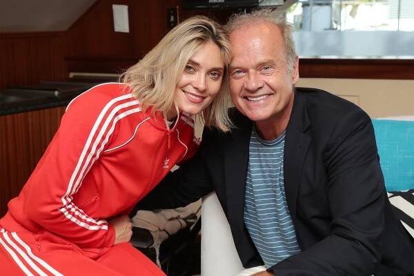 Spencer Grammer (left) and Kelsey Grammer