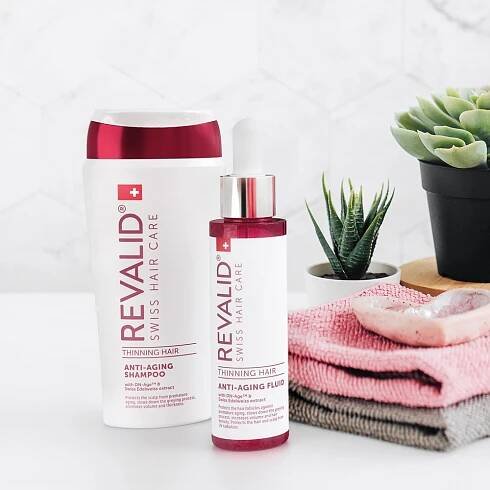 Revalid Anti-Aging vlasová péče šampon+taštička vlasová péče dárková sada