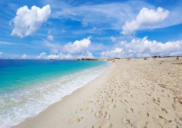 Beach in Sardinia, Italy.