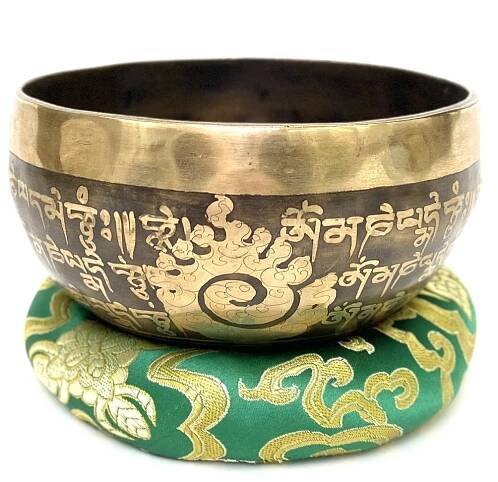Tibetská zpívající mísa 579 gr - ručně tepaná