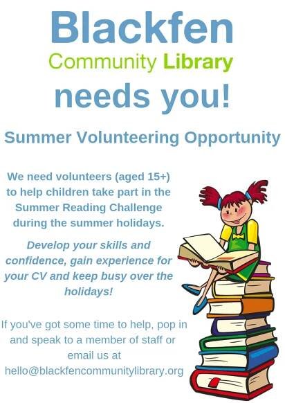 Volunteering | Blackfen Community Library