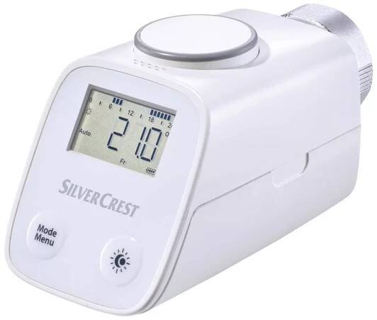 lidl smart home termohlavice termostaticka hlavice zigbee silvercrest displej ovladani
