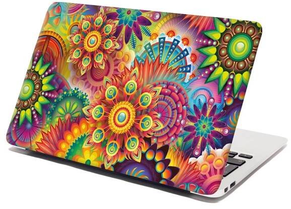 Samolepka na notebook Barevné obrazce