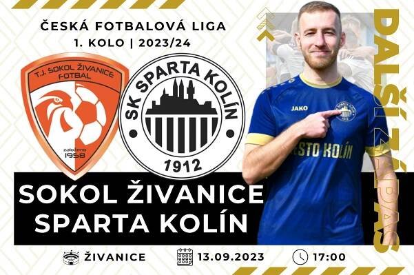 Dohrávka 1. kola. Ve středu jedeme do Živanic - SK Sparta Kolín, z.s.
