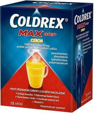 Coldrex MAXGrip Citron horký nápoj 10 sáčků