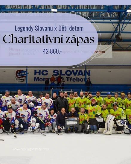 Hokejisté opět pomáhali – Charitativní zápas LEGEND