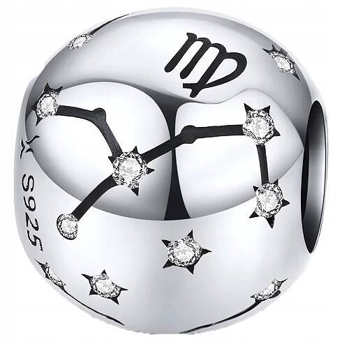 CHARMS ZNAMENÍ ZVĚROKRUHU PANNA stříbro 925 stříbrný korálek zvěrokruh přívěsek pr 925