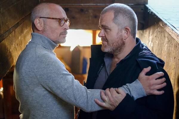 Vraždy u jezera - Dívka, která se ráda smála - Z filmu - Johannes Krisch, Cornelius Obonya