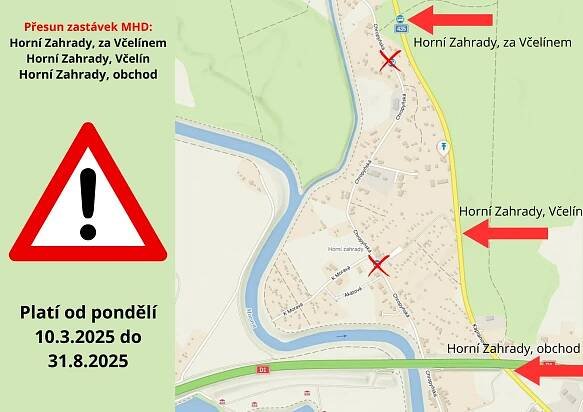 OMEZENÍ NA LINCE 5 – 10.3.2025 – 31.8.2025 - Kroměřížské technické služby, s.r.o.