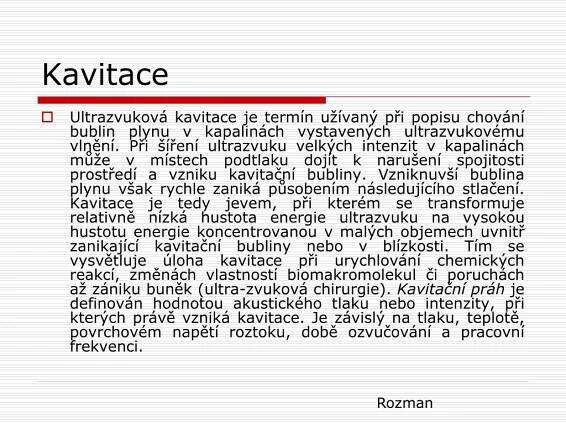 PPT - Léčebný ultrazvuk PowerPoint Presentation, free download - ID:4094121
