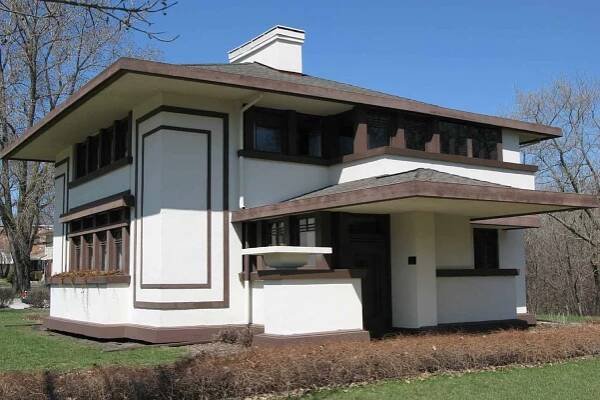 A Fireproof House Designed by Frank Lloyd Wright