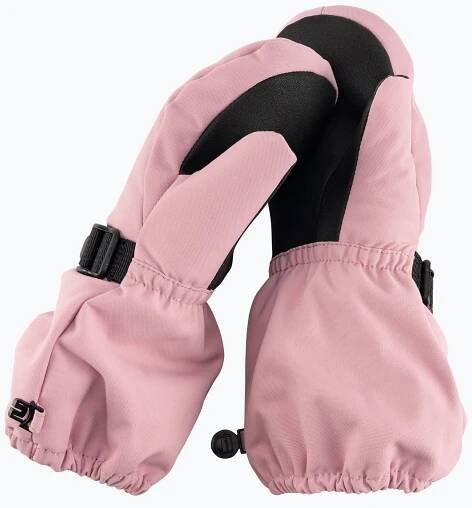 Reima Ote Mittens dětské lyžařské rukavice šedorůžové