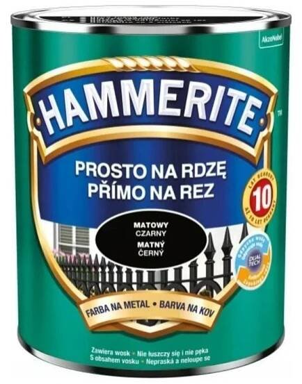 HAMMERITE PROSTA NA REZ ČERNÝ MAT 2,5 l