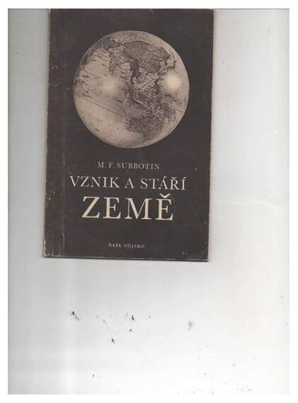 Vznik a stáří země