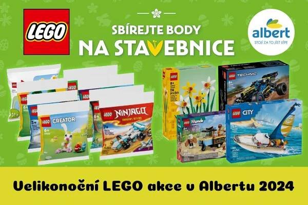 Velikonoční LEGO akce v Albertu 2024
