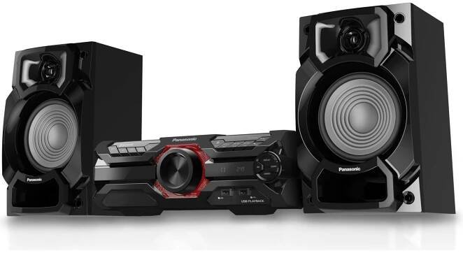 Panasonic SC-AKX320 mini Power Audio systém (Bluetooth, D.Bass Beat, 16cm subwoofer, aplikace MAX Juke, místní přednastavený EQ), černá - Značkový obchod Panasonic