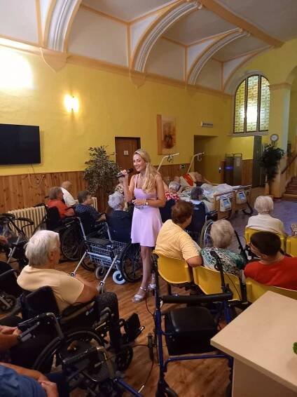 Hudební vystoupení-koncert Lucie Třešňákové – ÚSS Miličeves