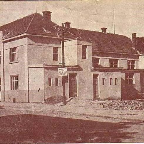 Sokolovna po výstavbě rok 1928