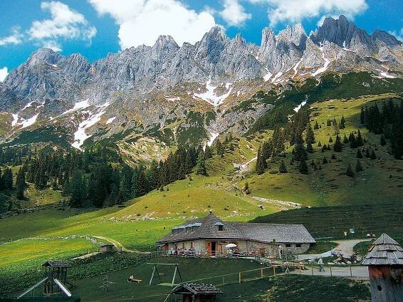 Rakouské Alpy - Hochkönig s kartou