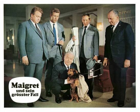 Günter Strack, Heinz Rühmann, Gerd Vespermann - Největší případ komisaře Maigreta - Fotosky