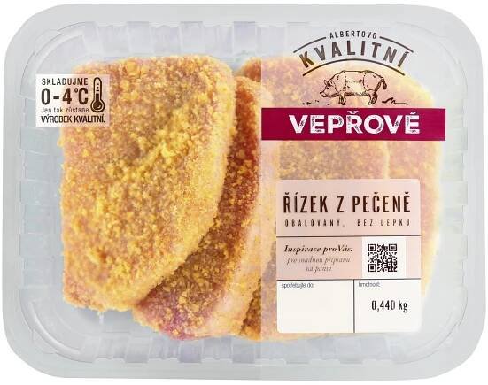 Vepřové řízky z pečeně obalované Albert v akci levně | Kupi.cz
