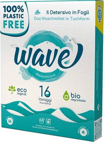 Wave Proužky prací s jemnou vůní Klasik na 16 ks