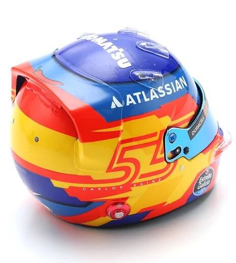 Williams Racing Carlos Sainz 2025 1:5 Model Helmet