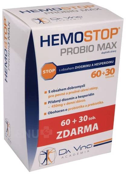 Simply You – Hemostop Probio MAX Da Vinci Academia tob. 60+30