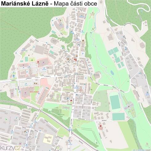 Mariánské Lázně - mapy | Kurzy.cz