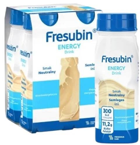 FRESUBIN Energy Drink neutrální příchuť 4 x 200 ml