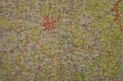 KRAJ PLZEŇSKÝ - SPRÁVNÍ MAPA - 1954 - ŠUMAVA ČESKÝ LES - PLZEŇ KLATOVY - Staré mapy a veduty