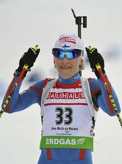 Biatlon v Novém Městě vyhrála Mäkäräinenová