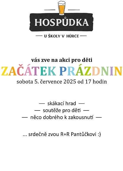 Akce pro děti – Začátek prázdnin u školy v Hůrce | Hasiči Hůrka