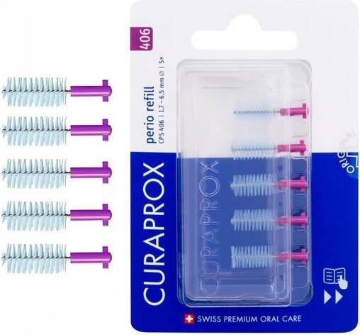 Curaprox CPS 406 Perio plus mezizubní kartáčky 5 ks blistr