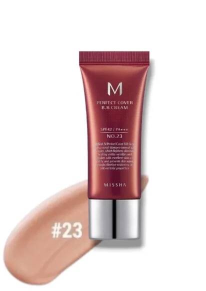 BB krém - MISSHA M Perfect Cover BB Cream SPF42/PA+++ 20ml - Odstín: No.23 / Natural Beige
