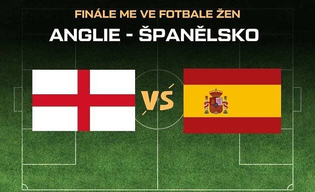 LIVE: Anglie vs. Španělsko - sledujte finále ME ve fotbale žen!
