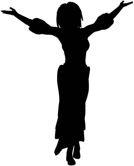 Elegant Woman Silhouette