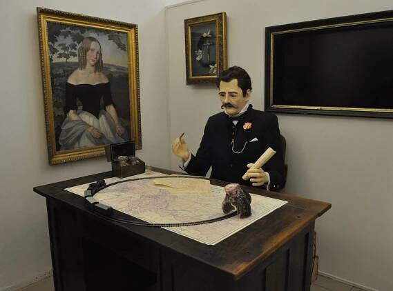 Stálá expozice - pracovna mecenáše L. V. Holzmaistera