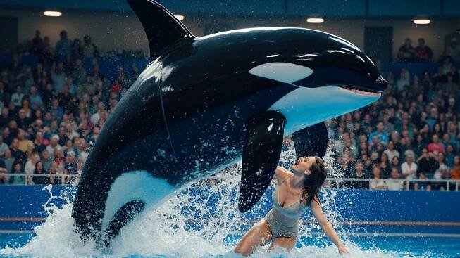 Jessica Radcliffe Attacked by Killer Whale During Live Show