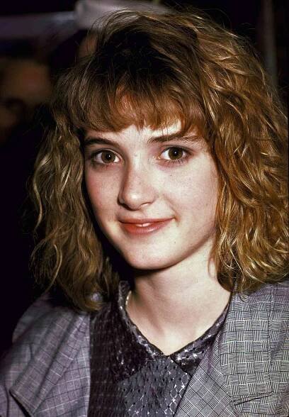 Winona Ryder as a child