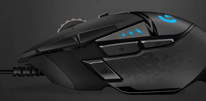 Myš Logitech G502 Hero High Performance (910-005470) černá - s kosmetickou… | DATART