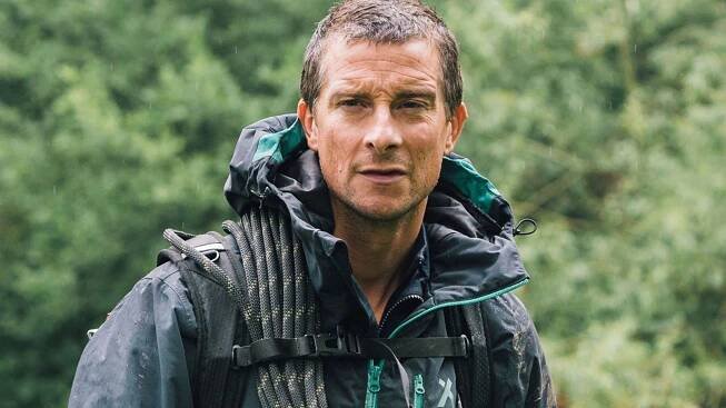 Bear Grylls' remote private island home with controversial waterslide