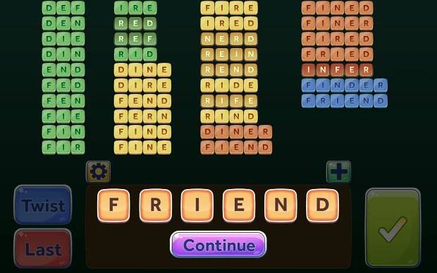 Random Salad Games » Word Twist