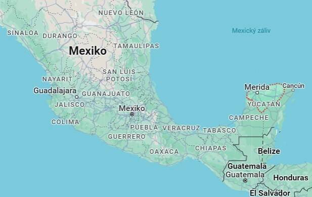 Yucatán mapa