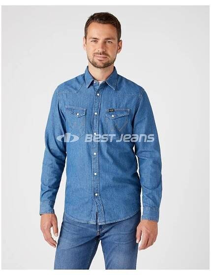 Pánská džínová košile Wrangler LS Western Shirt W5F25K14V (112130117)