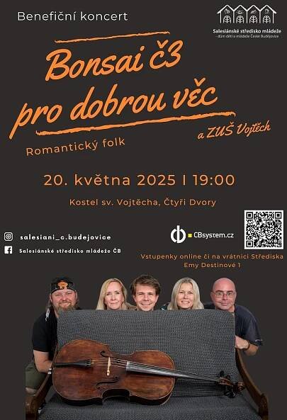 Č. BUDĚJOVICE: Benefiční koncert - Biskupství českobudějovické