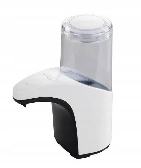 DÁVKOVAČ mýdla AUTOMATICKÝ bezdotykový 300ml Šířka výrobku 15 cm