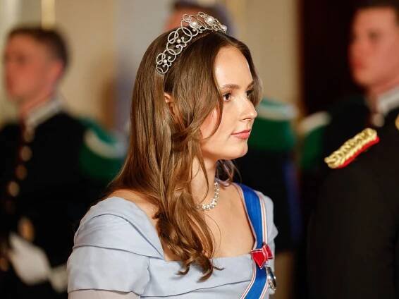 Princess Ingrid Alexandra dazzles in pearl tiara and Mette-Marit's ballgown