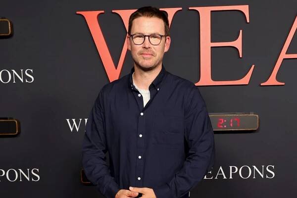 Zach Cregger attends the premiere of "Weapons" on July 31, 2025 in Los Angeles, California.