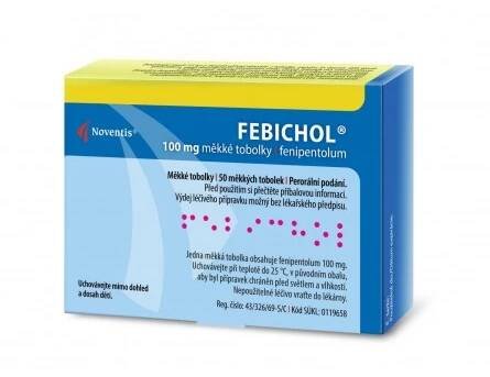 FEBICHOL 100 mg 50 tobolek